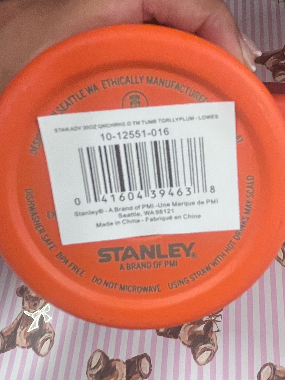 Stanley Insulated 30oz  flowstate Tumbler quencher Handle tiger lilly Orange - Picture 3 of 3